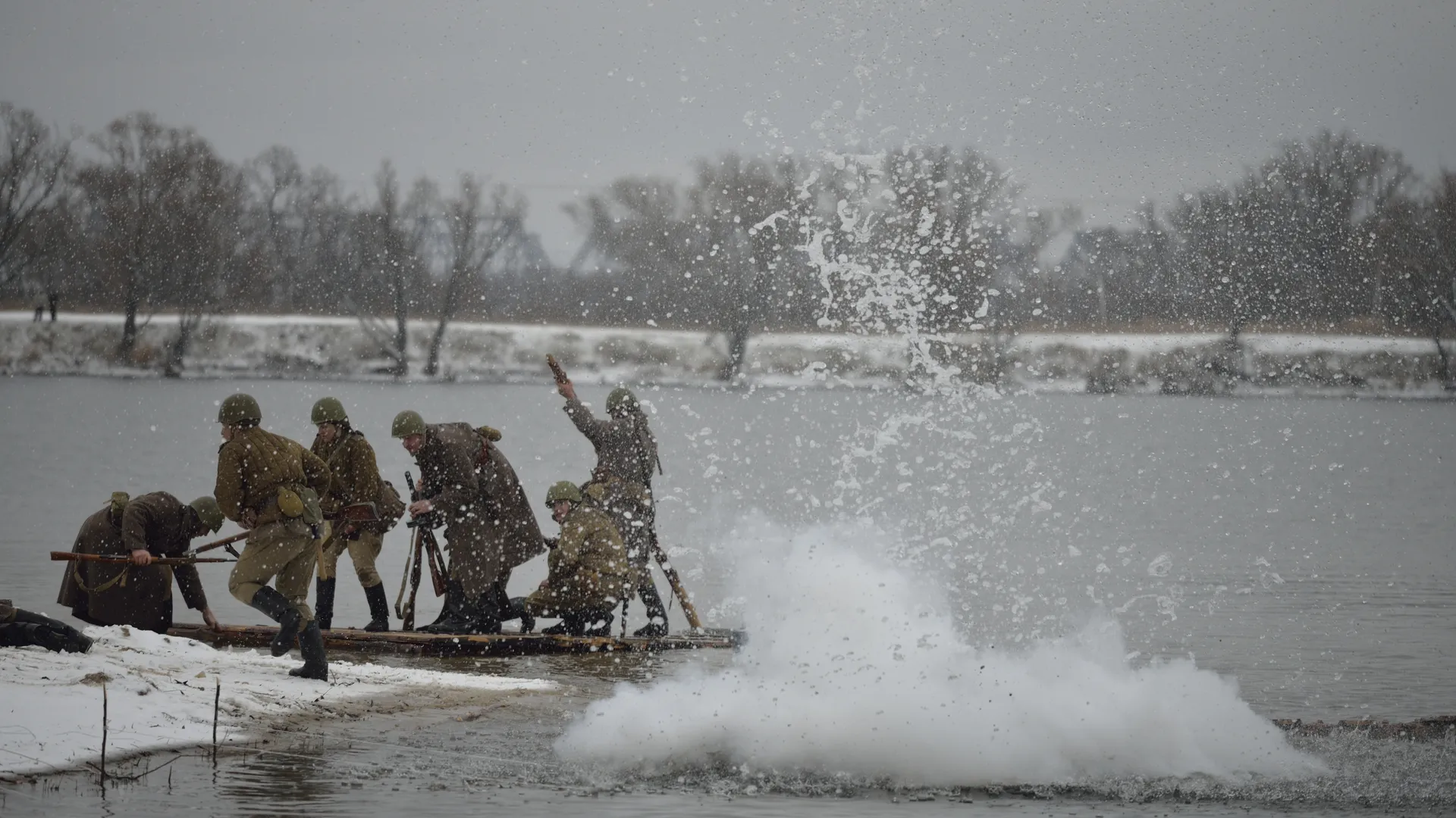 Историческая реконструкция боя Великой Отечественной войны в Ступине
