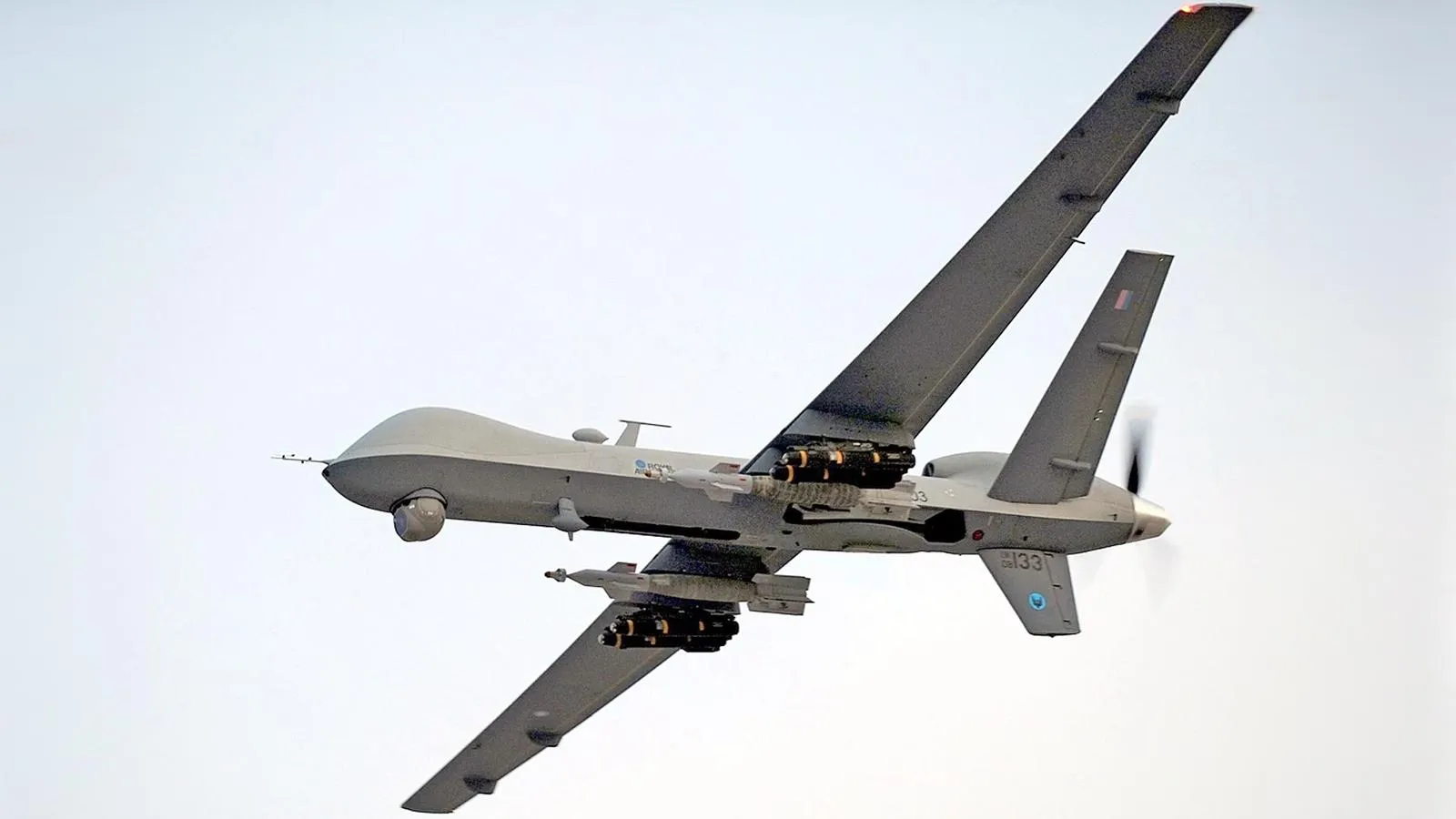 Британский MQ-9, воевавший в Афганистане в 2009 году