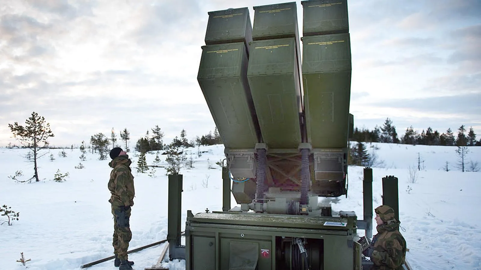 Пусковая установка ЗРК NASAMS