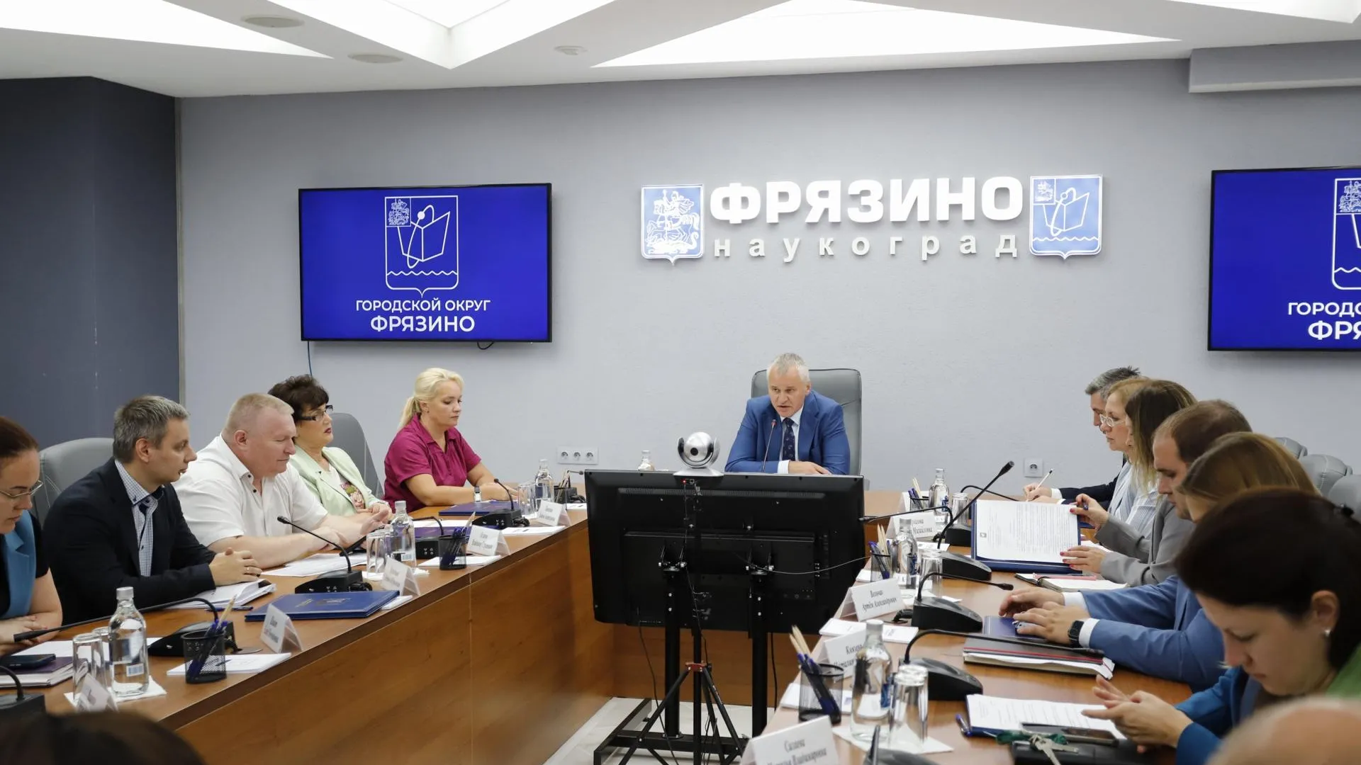Глава Фрязино Воробьев провел оперативное совещание