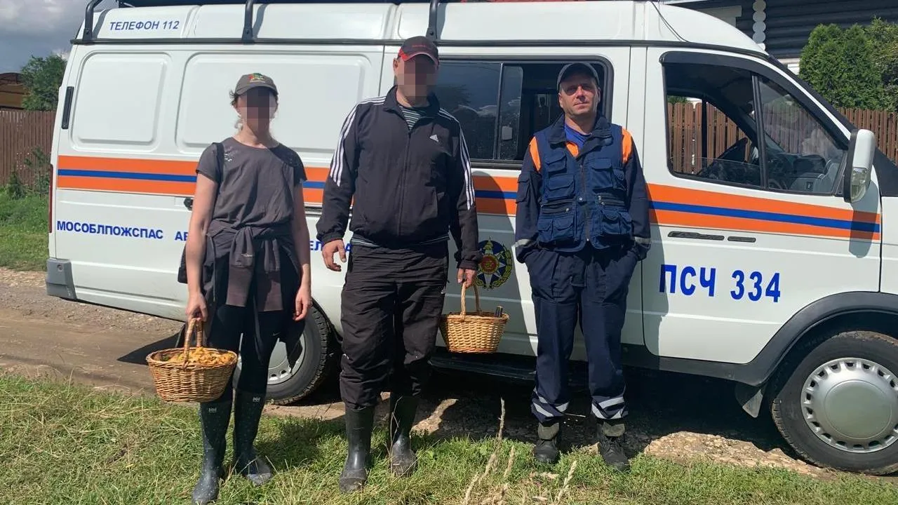 Подмосковные спасатели вывели из леса в Ступино заблудившуюся супружескую пару