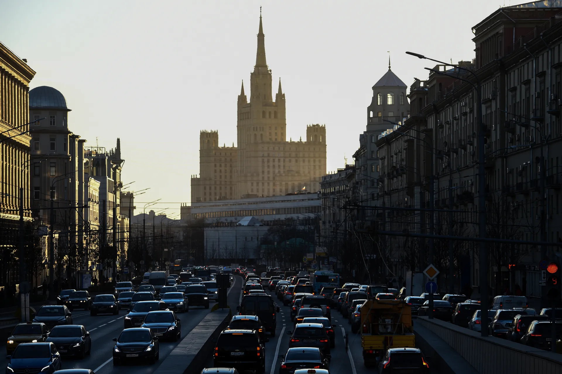 Вечерние пробки в Москве