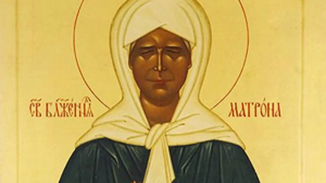 Фото из соцсетей — фрагмент иконы Матрены Московской