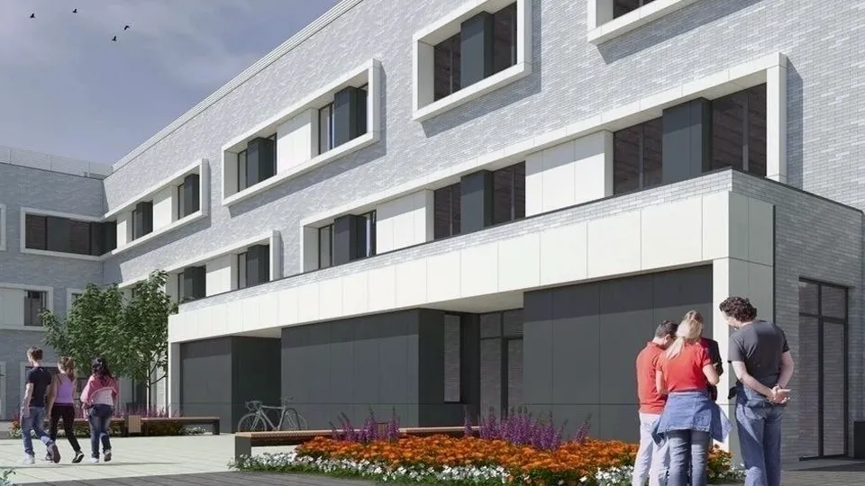 Поликлиника в Лукино-Варино в поселке Свердловский Фото: проектное решение