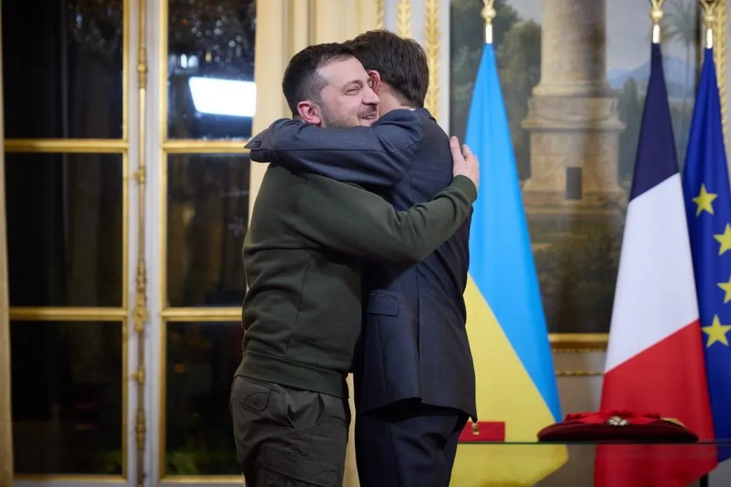 Зеленский и Макрон / сайт президента Украины