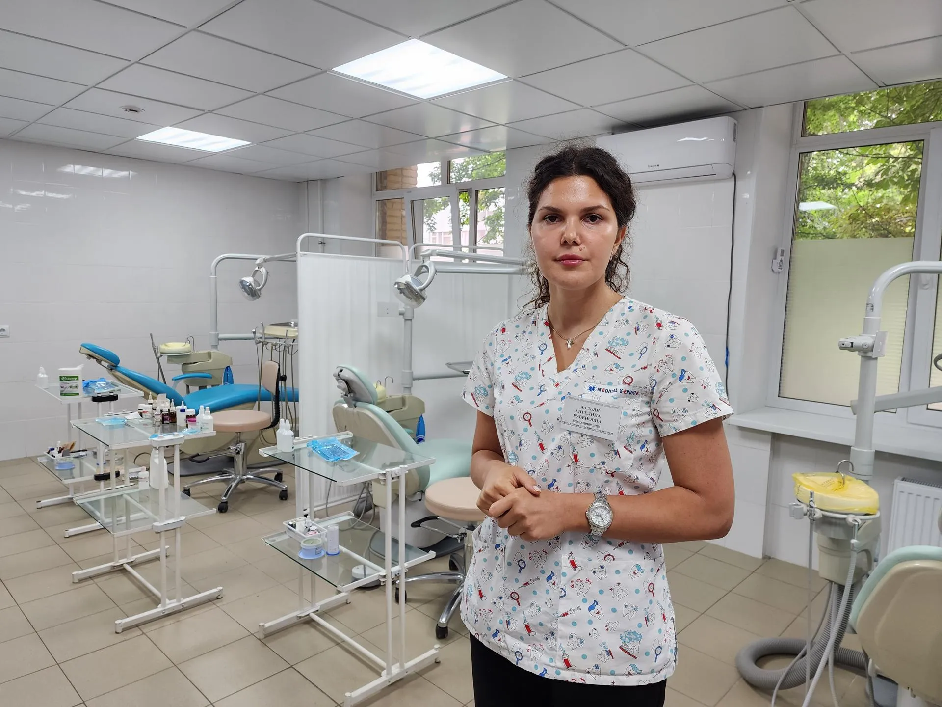 Ангелина Чальян, заведующая третьим стоматологическим отделением.&nbsp;Фото: Ирина Моисеева &nbsp;
