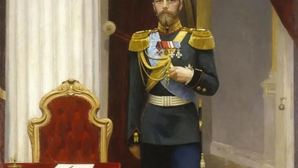 Фрагмент картины Ильи Репина «Парадный портрет Николая II». 1895 год