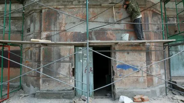 Фасад здания музыкальной школы Ожерелья привели в порядок