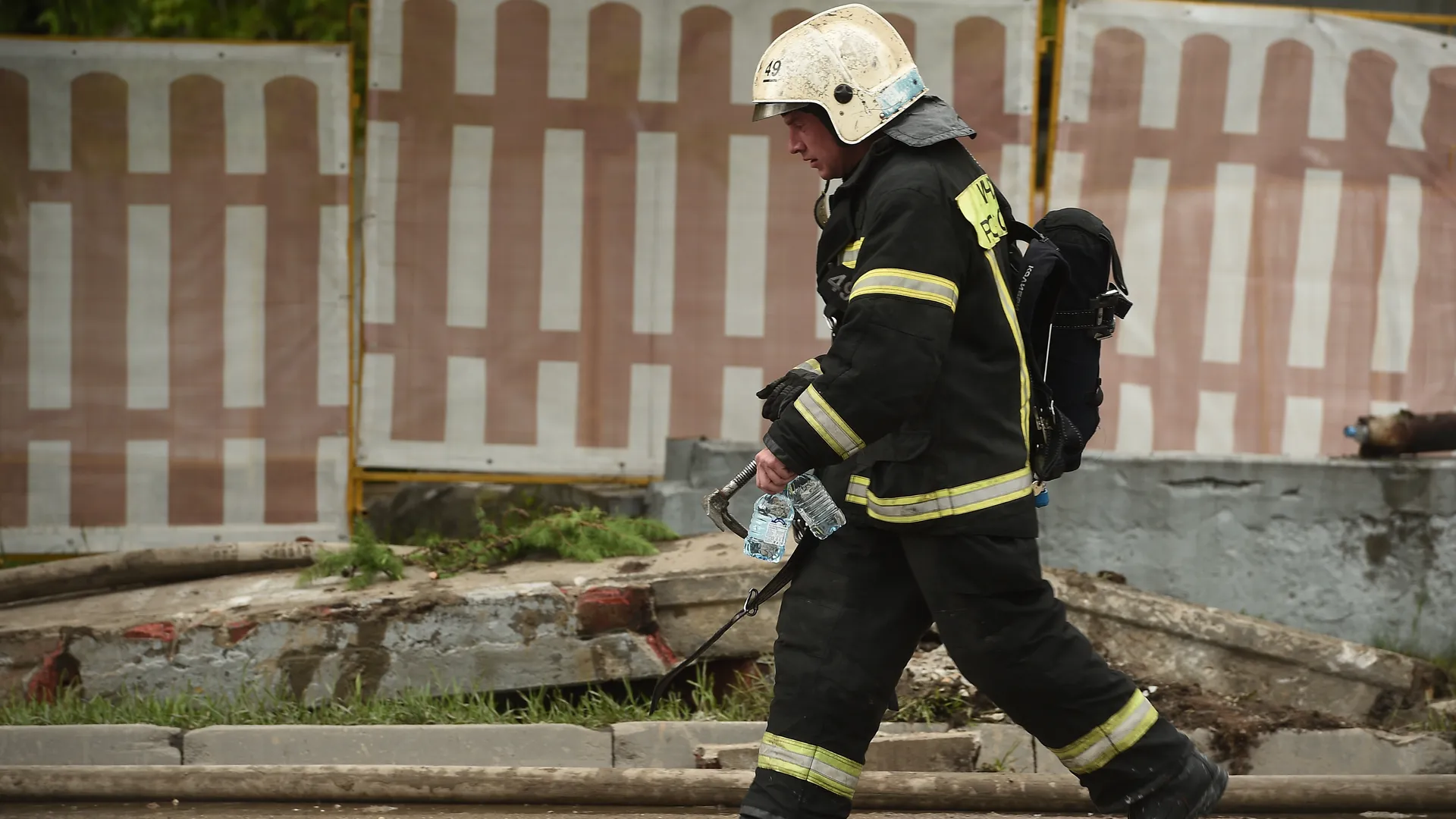 Пожар в бизнес‑центре «Гранд Сетунь плаза» в Москве