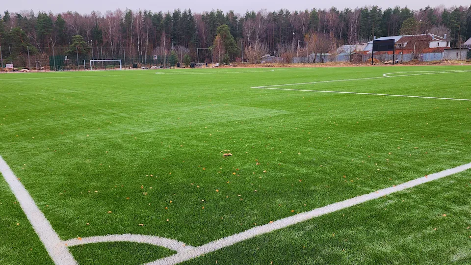 Стадион в поселке Свердловский. Фото: Валерия Тингаева