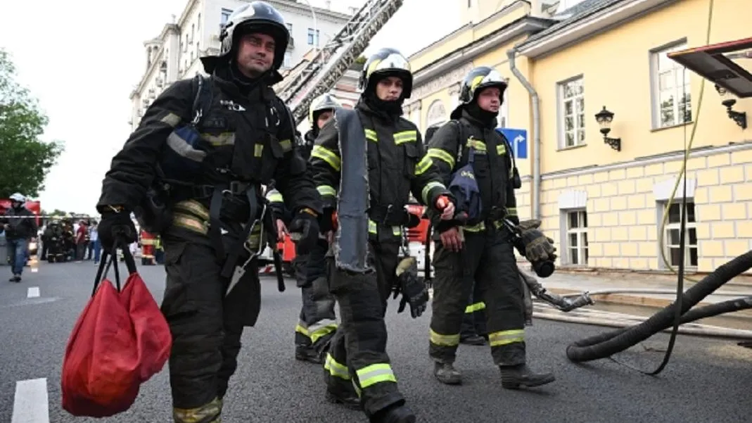 Пожар в здании рядом с рестораном «Пушкинъ» ликвидирован