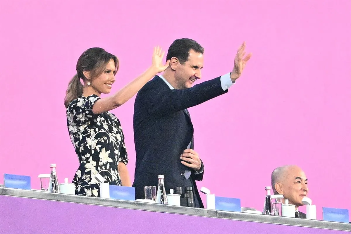 Башар Асад с женой Асмой. Syrian Presidency/Keystone Press Agency