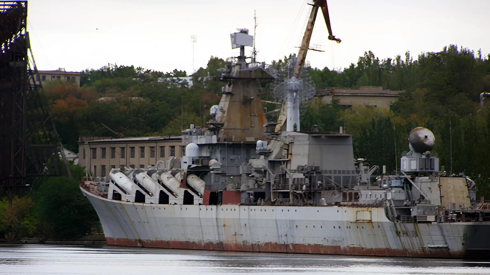недостроенный ракетный крейсер «Украина», Николаев, 2009 год