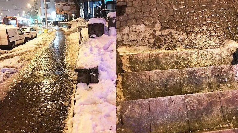 Жители Калининграда попадают на «каток» сразу после выхода из дома