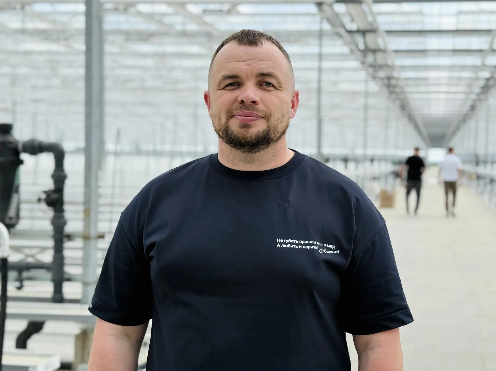 Операционный директор тепличного комплекса Виктор Садовский. Фото: Ольга Стаферова