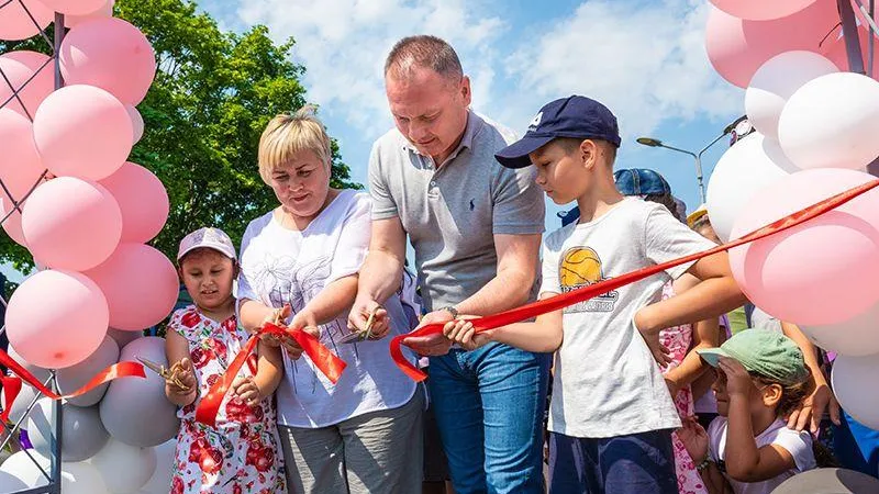 В Ленинском городском округе появились две новые детские площадки по программе губернатора