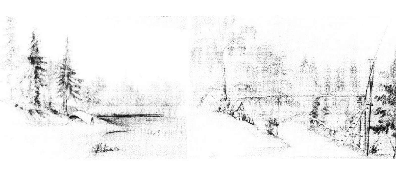 Рисунки из альбома Аксаковых