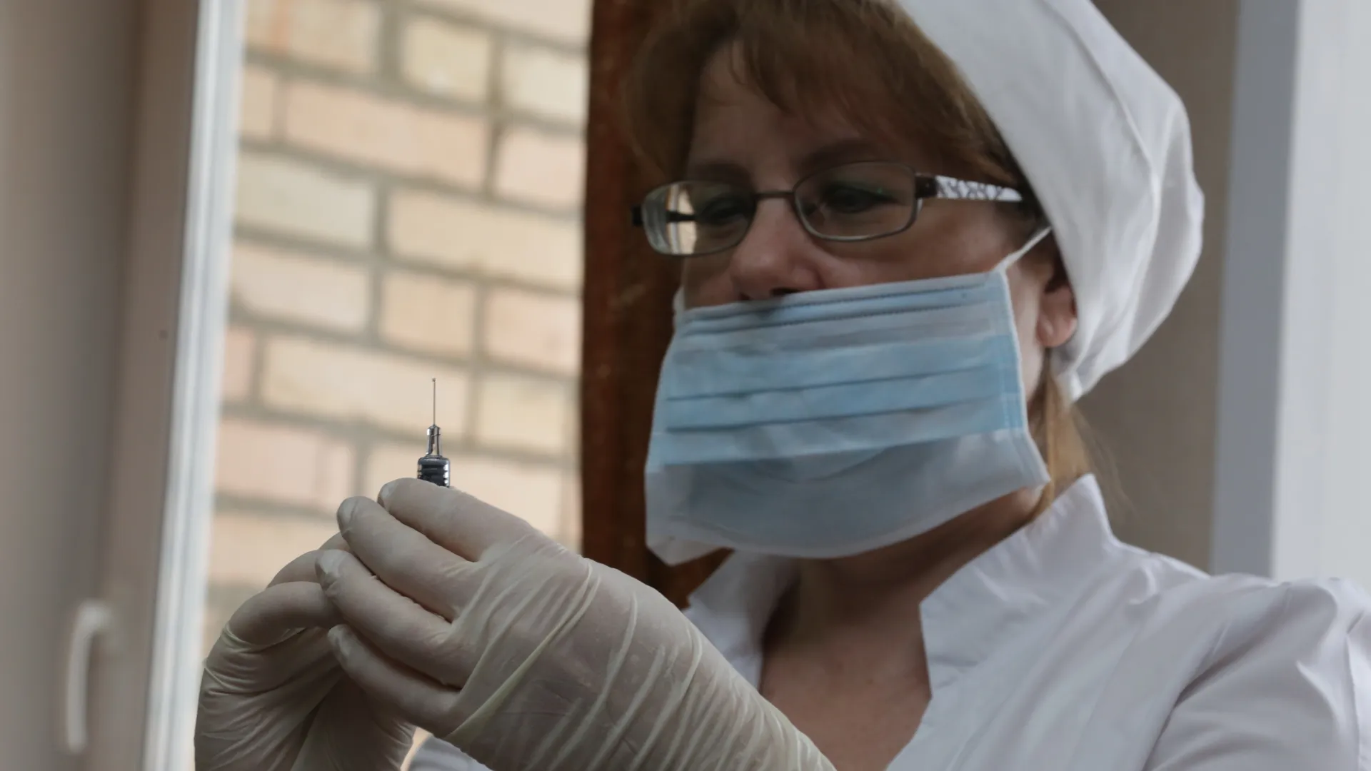 Вакцинация против гриппа в администрации Каширского района