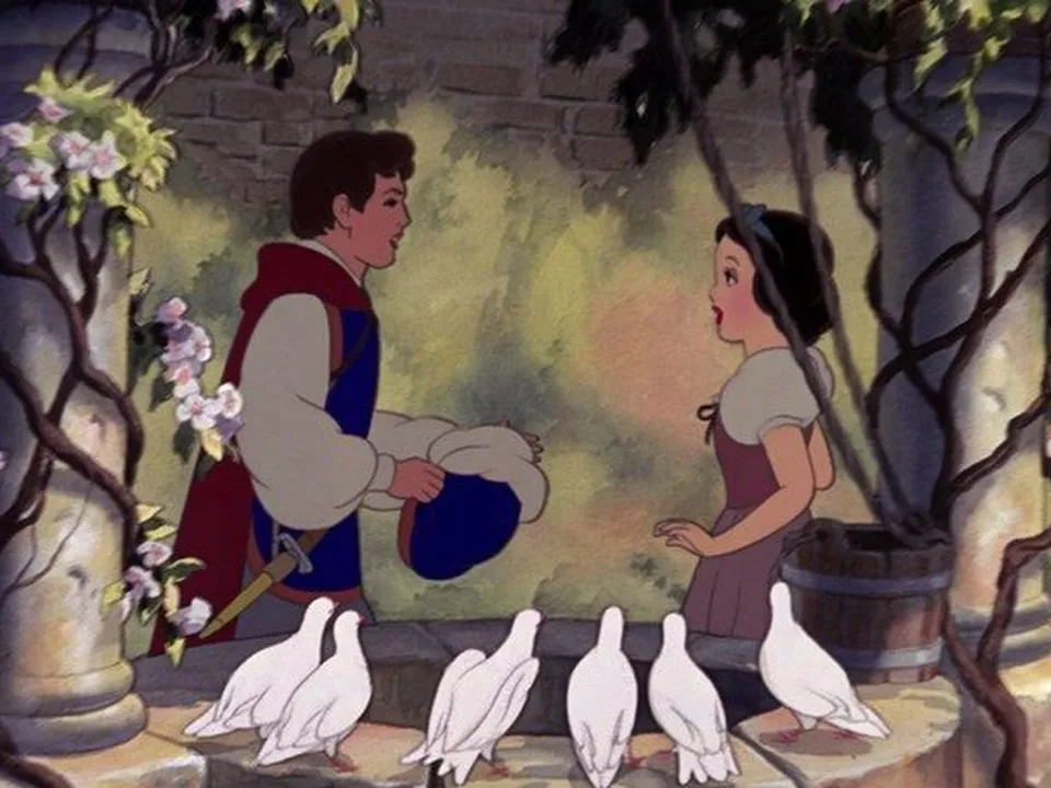 Кадр из мультфильма «Белоснежка и семь гномов». Студия Walt Disney Productions. 1937 год