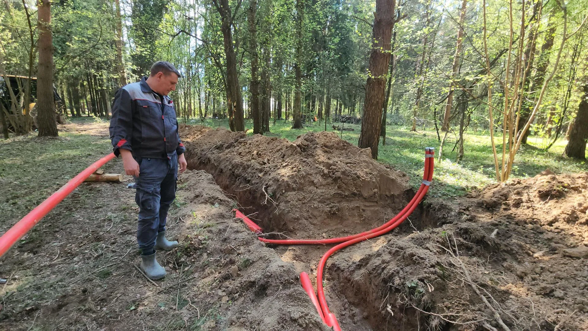 Начальник подрядной организации Александр Ворсин