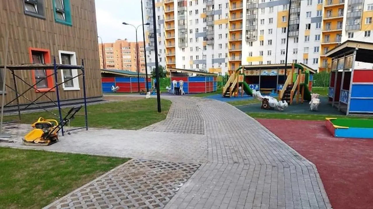 Строительство нового детского сада в Мытищах вышло на финишную прямую