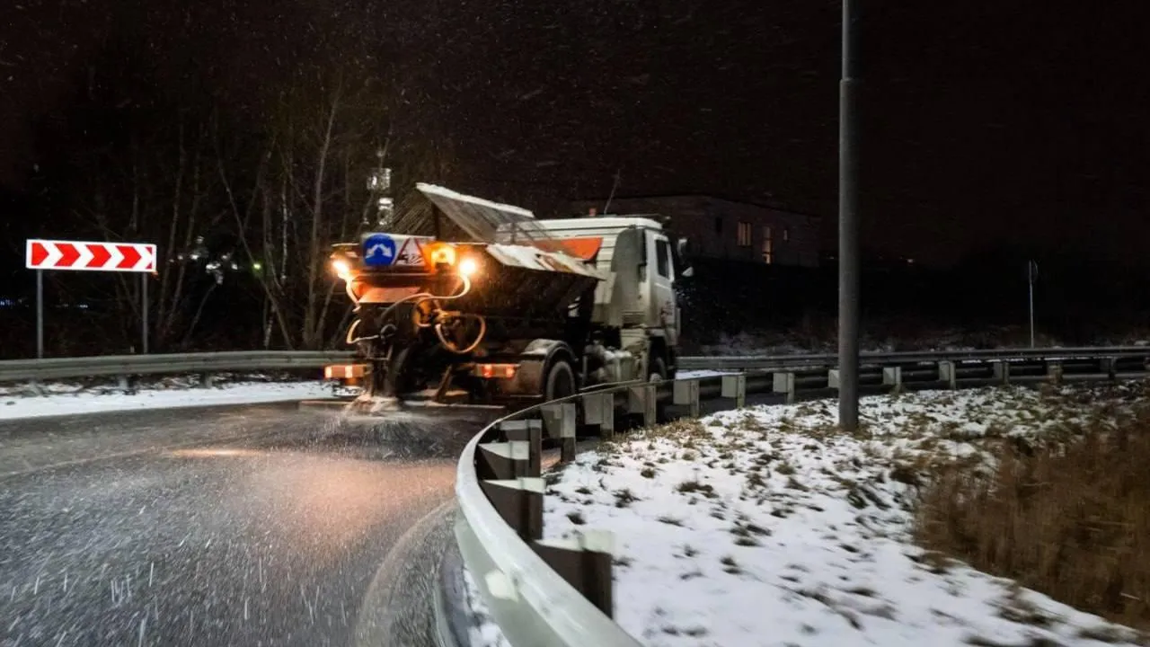 Обработку 2 тыс. км дорог провели в Подмосковье за ночь
