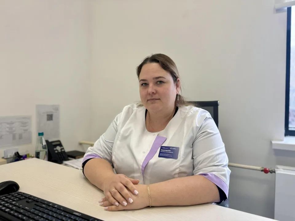 Заведующая поликлиникой Екатерина Полатовская. Фото: Полина Абраменко