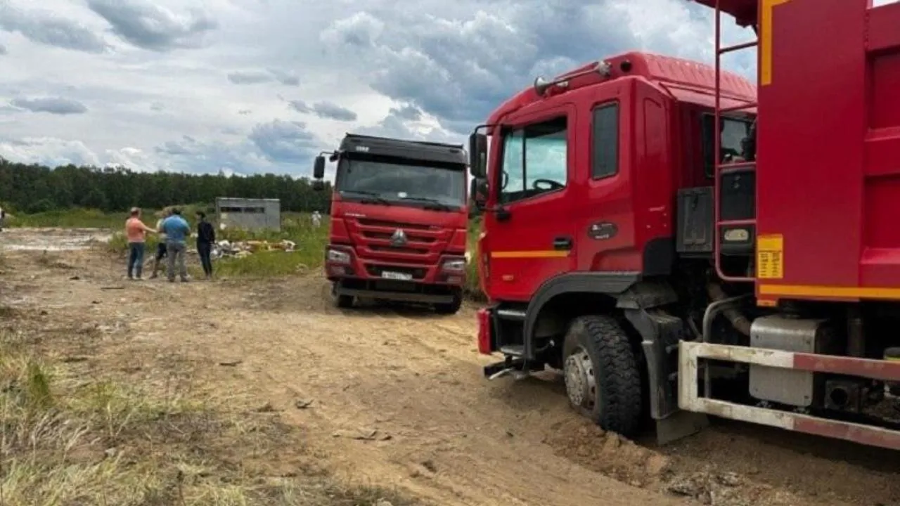 Незаконную добычу песка пресекли в Раменском