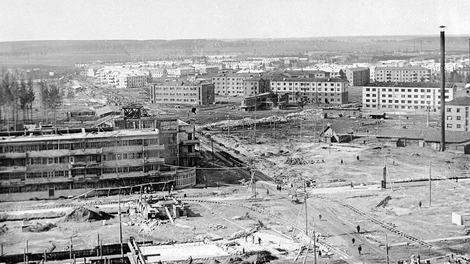 Панорама Свердловска (ныне — Екатеринбург), 30-е годы XX века