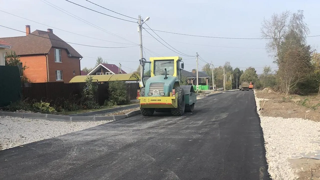 В подмосковной Коломне завершается запланированный ремонт дорог