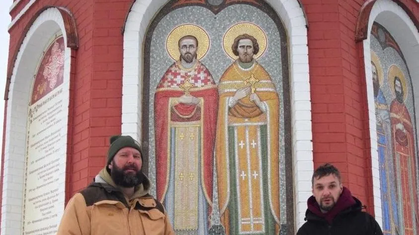 Дубненский мозаичист Поляков завершил работу над серией икон для звонницы