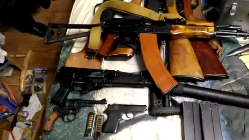 Арсенал оружия нашли в квартире в Лобне
