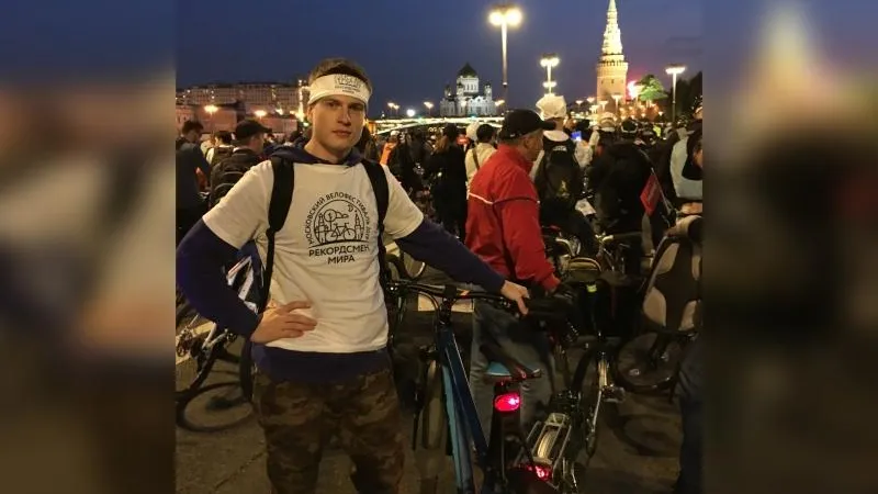 Житель Пушкино планирует доехать до Санкт-Петербурга на велосипеде за неделю 