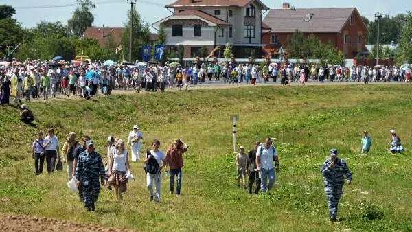 В Сергиев Посад съехались около 39 тысяч паломников