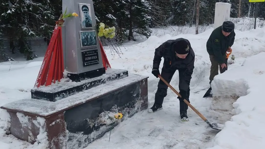 Подмосковные лесничие поддерживают порядок на воинских захоронениях Великой Отечественной войны