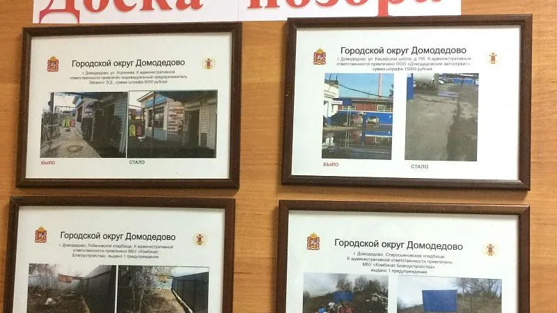 Свыше тысячи снимков попали на «Доски позора» в области за полгода