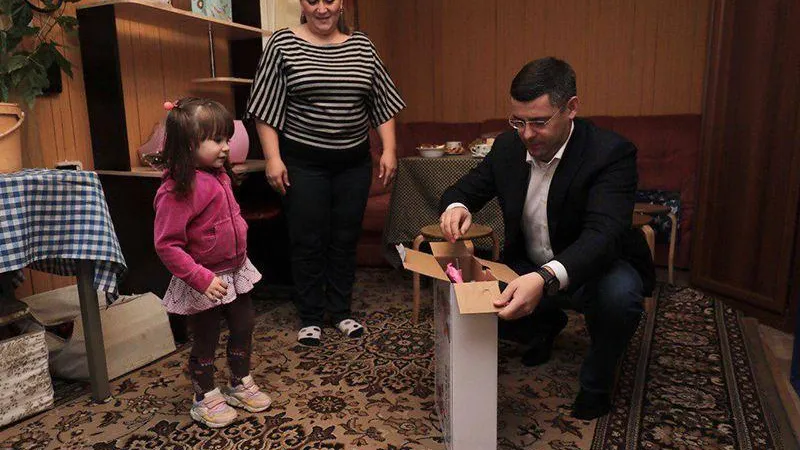 Глава Чехова навестил семьи мобилизованных