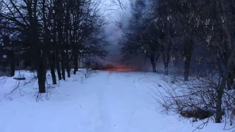 В Хотьково горит клуб