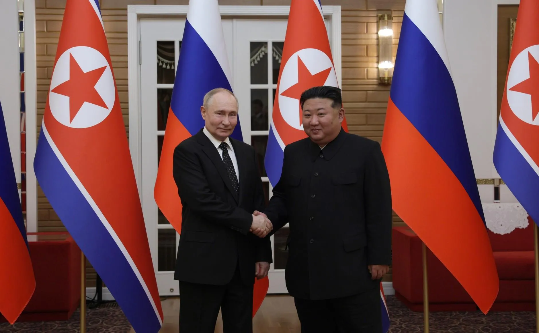 Владимир Путин и Ким Чен Ын