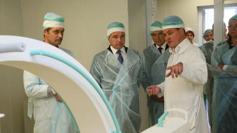 Воробьев осмотрел новое отделение Дмитровской больницы