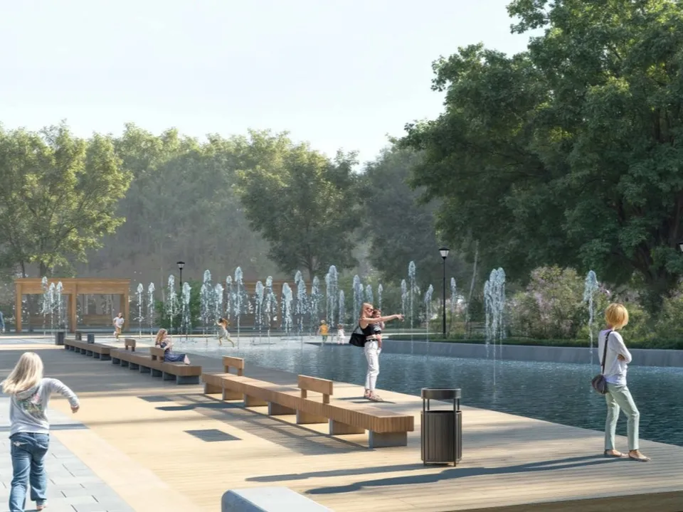 Сквер «28 квартал». Фото: проектное решение