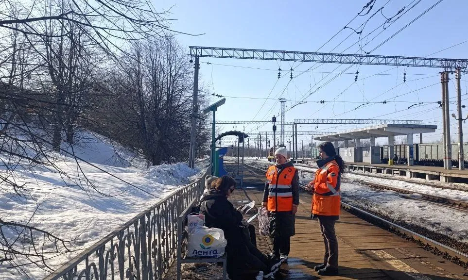 ЛОП на станции Кашира