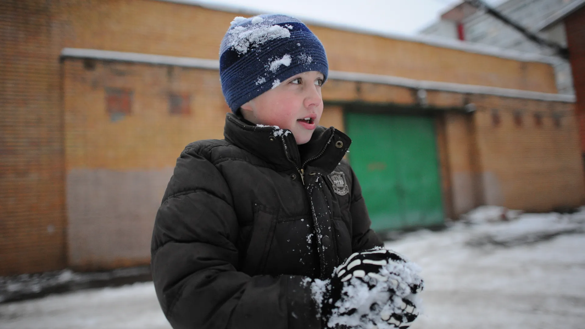 Снегопад в Троицке