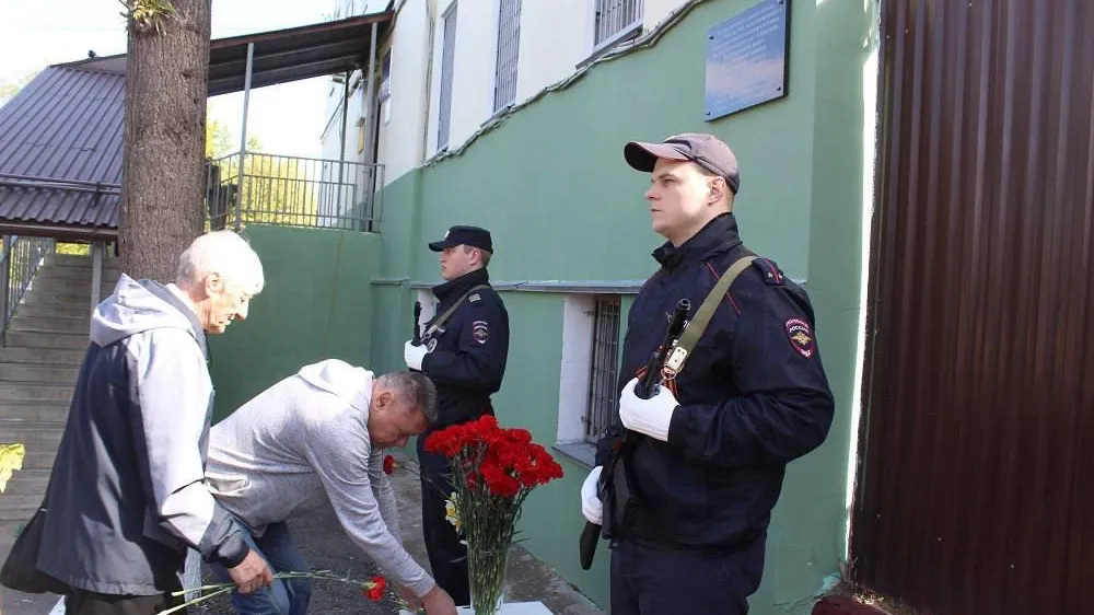 В Серпухове увековечена память воинов 411-го стрелкового полка
