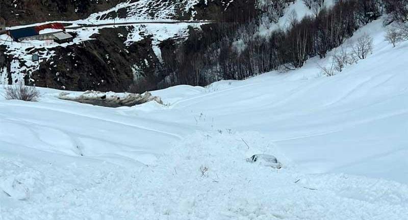 Лавина обрушилась на дорогу «Сониорта — Гораколоб» в Дагестане