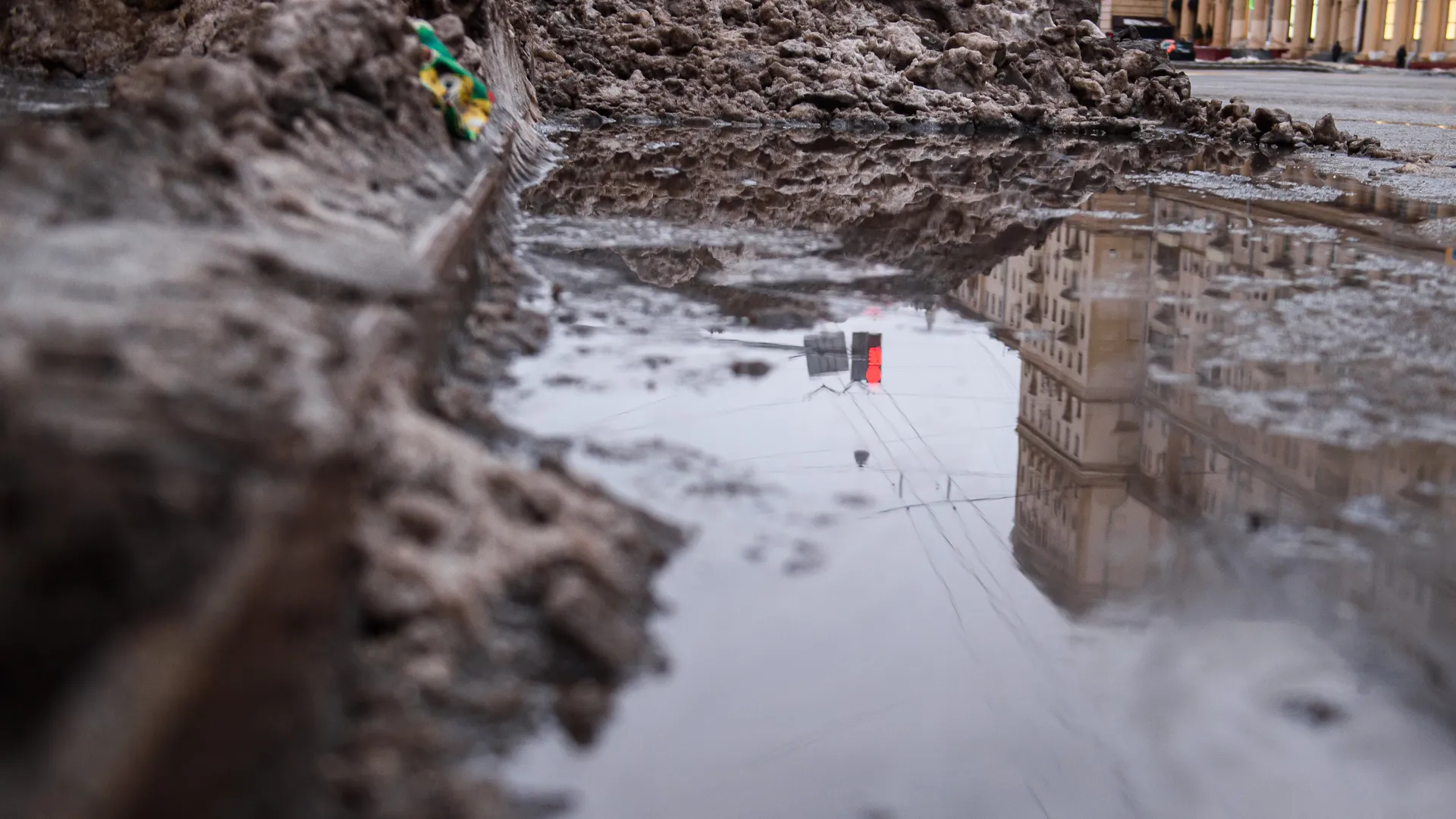 Декабрьская слякоть в Москве
