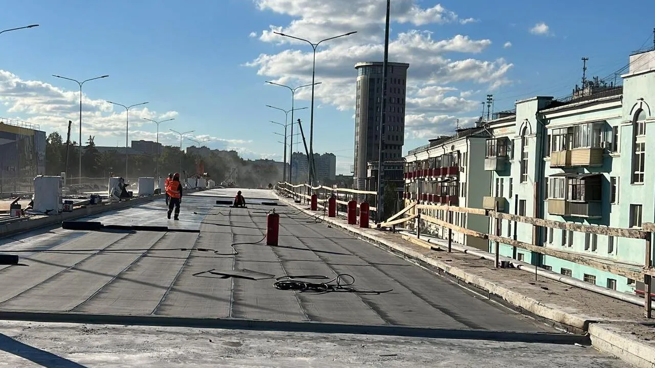 В подмосковных Люберцах идет реконструкция самого протяженного проспекта