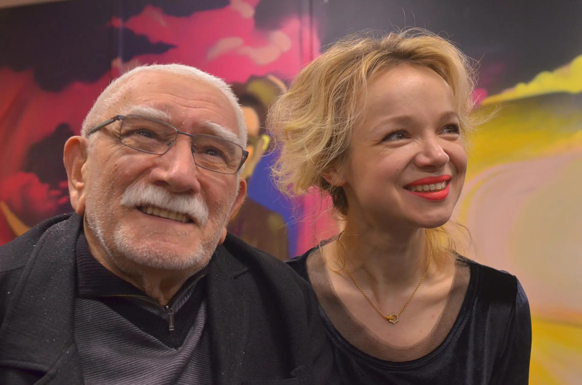 Pavel Kashaev, Павел Кашаев/Global Look Press / Армен Джигарханян с Виталиной Цымбалюк-Романовской