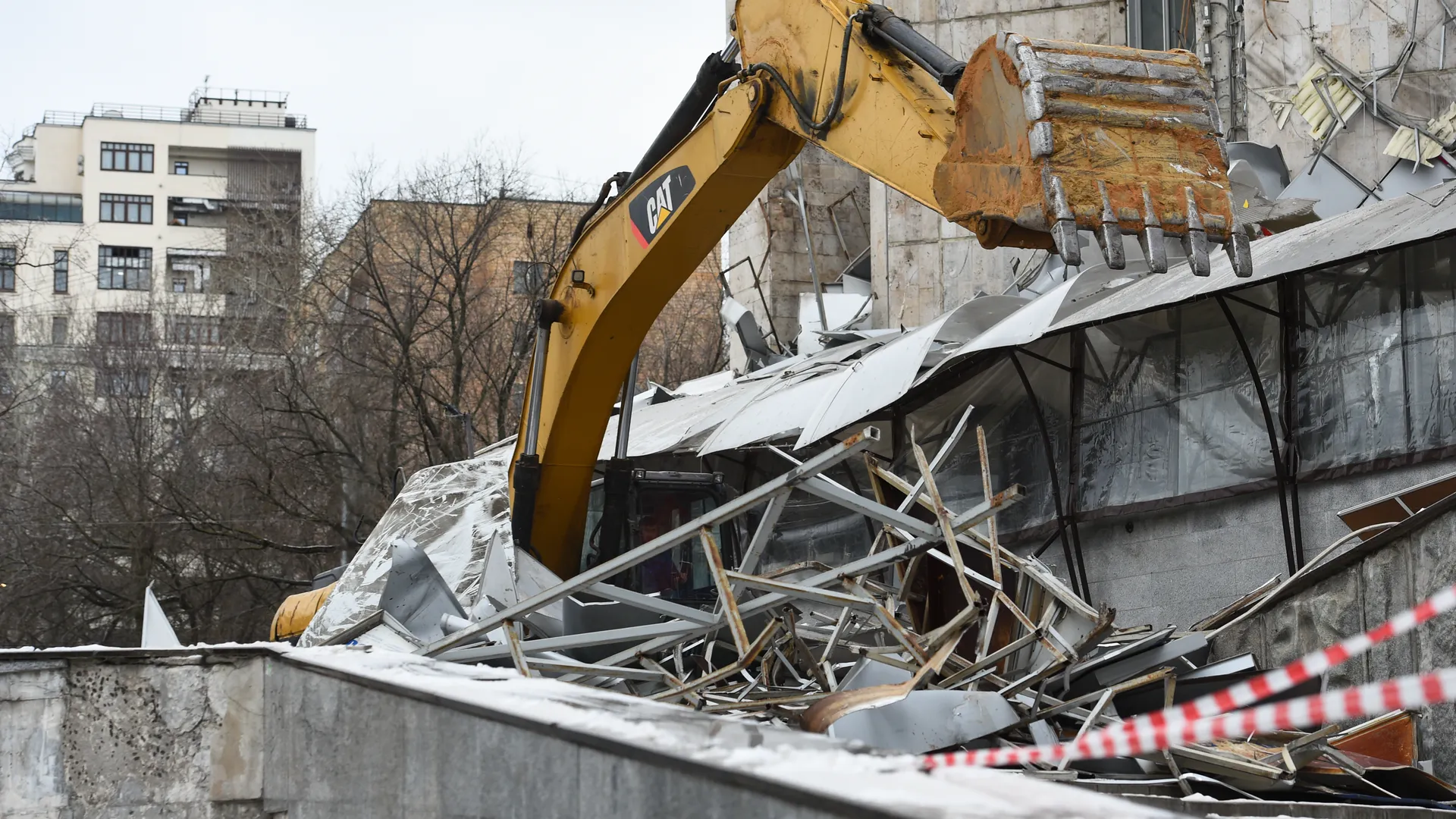 Снос кинотеатра «Соловей» в Москве