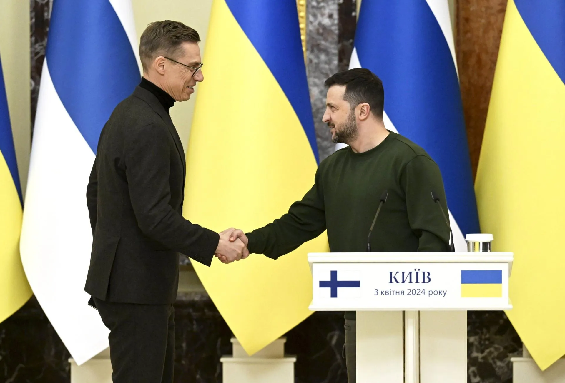 Александр Стубб и Владимир Зеленский. IMAGO/Vesa Moilanen